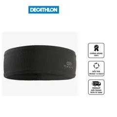 Dải Buộc Đầu Chạy Bộ Decathlon Kalenji 8545978 Đen - Dụng Cụ Thể Thao Cho Nam Nữ Thấm Hút Mồ Hôi, Giúp Tóc Gọn Gàng Khi Chạy