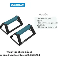 Thanh Tập Chống Đẩy Có Tay Cầm Decathlon Corength 8556754 - Dụng Cụ Tập Thể Dục Unisex, Tiện Lợi Cho Mọi Cấp Độ Tập Luyện