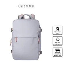 Balo du lịch Ceymme chống nước cho laptop 15,6 inch - Balo thời trang nữ đa năng, chịu lực tốt, chống trộm, nhiều ngăn tiện lợi