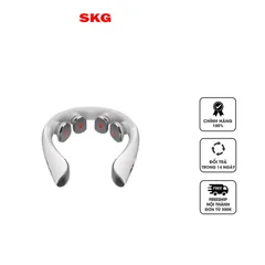 Máy Massage Cổ SKG K5-3 4 trong 1 - Đầu Massage Cong 3D Với Công Nghệ Rung, Xung, Ánh Sáng Đỏ & Chườm Nhiệt Ép Nhẹ Thư Giãn Cổ