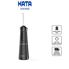 Máy tăm nước Kata G1 - Máy làm sạch răng miệng 5 chế độ, 4 đầu phun, công nghệ chống rò nước, bảo vệ nướu cho cả gia đình