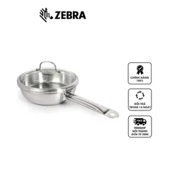 Chảo Inox 3 Lớp Đáy Từ Zebra Estio Pro 24cm - Chống Ăn Mòn, An Toàn Khi Nấu Nướng, Dùng Cho Tất Cả Các Loại Bếp