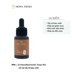 MPA + 3.5 SteroPeel Exfoli-Toner 15% - Tẩy Tế Bào Chết Cho Da Nhạy Cảm Với Mandelic & Pyruvic Acid - Giúp Da Sáng Khỏe Nhanh Chóng