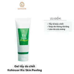 Gel tẩy da chết Kohinoor Ric Skin Peeling 50g - Sản phẩm tẩy da chết lành tính, giúp da mịn màng và thông thoáng lỗ chân lông.