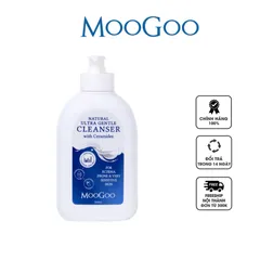 Gel tắm dịu nhẹ MooGoo Natural Ultral Gentle 500ml - Sữa tắm và rửa mặt an toàn cho trẻ sơ sinh, da nhạy cảm