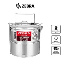 Hộp Đựng Thức Ăn Inox 304 Zebra 150142 - Thiết Kế 2 Tầng Cao Cấp, Chịu Lực, Thân Thiện Sức Khỏe
