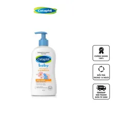 Kem Dưỡng Da Cho Bé Cetaphil Baby 400ml Với Hoa Cúc Hữu Cơ Giúp Dưỡng Ẩm & Bảo Vệ Da Nhạy Cảm, An Toàn & Dịu Nhẹ