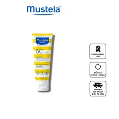 Kem Chống Nắng Cho Bé và Gia Đình Mustela Very High Protection Sun Lotion SPF 50+ - An Toàn Cho Da Nhạy Cảm, Bảo Vệ Tia UVB/UVA