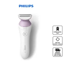 Máy cạo lông cho nữ Philips Lady Shaver BRL136/00 - Thiết kế nhỏ gọn, cạo khô và ướt, an toàn cho da, chăm sóc cá nhân hiệu quả