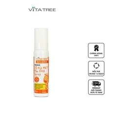 Xịt Vitatree D3 K2 MK7 Plus DHA 20ml - Hỗ trợ bổ sung dinh dưỡng, tăng cường miễn dịch và phát triển chiều cao cho bé