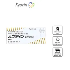 Viên uống Kyorin 250mg Nhật Bản - Hỗ trợ giảm nghẹt mũi, điều chỉnh chất nhầy, 100 viên - Thực phẩm chức năng sức khỏe đường hô hấp