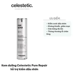 Kem Dưỡng Ẩm Celestetic Pure Repair 50ml - Kiềm Dầu Nhờn, Giảm Mụn, Làm Dịu Da Tổn Thương, Phù Hợp Với Da Dầu