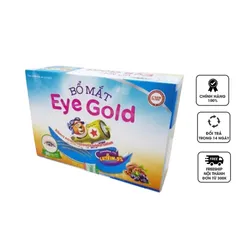 Siro Eye Gold - Thực phẩm bổ mắt hỗ trợ cải thiện thị lực, giảm mỏi khô mắt với chiết xuất tự nhiên và vitamin A, B2, DHA