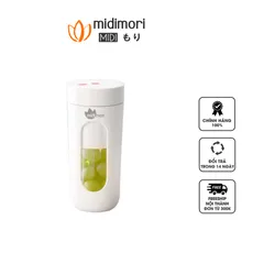Máy xay sinh tố cầm tay đa năng Midimori MDMR-212 - Công suất 40W, xay nhuyễn đá, trái cây, dễ dàng mang theo, dung tích 300ml