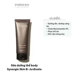 Sữa Dưỡng Thể Body Synergie Skin B-JuvEnate 200ml - Làm Sáng Da Với Niacinamide 9%, Phục Hồi Độ Ẩm, Giúp Da Mịn Màng, Khỏe Mạnh