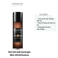 Gel Rửa Mặt Synergie Skin UltraCleanse 120ml - Tạo Bọt Nhẹ, Làm Sạch Sâu, Giúp Da Thoáng Mát, Hỗ Trợ Ngăn Ngừa Mụn