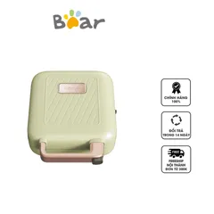 Máy Nướng Bánh Mì 2 Khay Bear C06M1 600W - Nướng Đều Bánh Sandwich Tự Động, Thiết Kế Gọn Nhẹ, An Toàn, Chống Dính