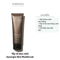 Tẩy Tế Bào Chết Synergie Skin MediScrub 100ml - Tẩy Da Chết Vật Lý Làn Da Mịn Màng Tươi Sáng, Giải Quyết Mụn Đầu Đen