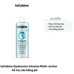 Toner laCabine Hyaluronic Infusion Multi-action - Nước Hoa Hồng Cân Bằng pH Cho Da 200ml, Chăm Sóc Da Mềm Mịn, Làm Dịu Da Ứng Đỏ