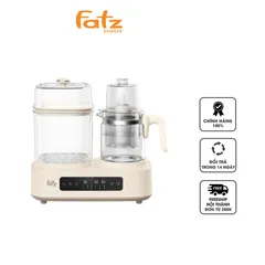 Máy hâm sữa Fatzbaby Multimax 12 FB9503KB - Đun nước, tiệt trùng, hấp thực ăn đa chức năng, 10 chế độ tiện lợi cho mẹ và bé