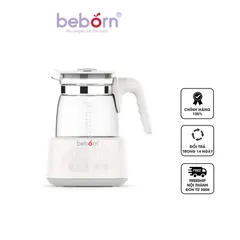 Bình Đun Nước Pha Sữa Điện Tử Đa Năng Beborn K01 - Thiết Kế Gọn Nhẹ, Chức Năng Giữ Ấm 48 Giờ, Dung Tích 1.3L