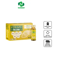 Nước Uống Dr. Liver Bổ Gan - Hỗ Trợ Cải Thiện Chức Năng Gan, Tái Tạo Tế Bào, Thanh Lọc Cơ Thể, Hộp 10 Chai 50ml