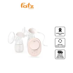 Máy Hút Sữa Điện Đôi Fatzbaby Symbio 2 FB1142RH - 3 Chế Độ Hút Mát Xa, Hút Sữa, Hút Kiệt, 9 Lực Hút, Pin 2200mAh, Tiện Lợi Cho Mẹ