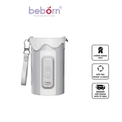 Dụng cụ hâm sữa du lịch Beborn TBW01WG - Thiết kế tiện lợi với 5 mức nhiệt, lý tưởng cho mẹ khi chăm sóc bé mọi lúc mọi nơi.
