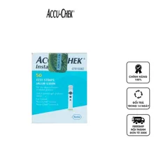 Que thử đường huyết Accu-Chek Instant - Hộp 50 Que Thử Đo Đường Máu Chính Xác, Dễ Sử Dụng Tại Nhà