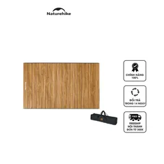 Mặt Bàn Nhôm Vân Gỗ NatureHike TC02 - Bàn Ăn Dã Ngoại Siêu Nhẹ, Chịu Tải 30kg, Phù Hợp Xe Kéo Cắm Trại