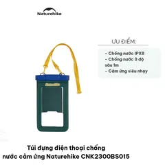 Túi Đựng Điện Thoại Chống Nước Cảm Ứng Naturehike CNK2300BS015 - Chống Thấm IPX8, Chụp Hình Dưới Nước, Chất Liệu PVC Bền Bỉ
