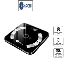 Cân điện tử Bluetooth Kachi MK223 - Phân tích chỉ số cơ thể, BMI, mỡ, nước, cơ nặng - Thiết kế hiện đại, dễ sử dụng, kết nối với smartphone