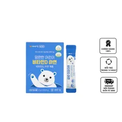 Bột Canxi Enzyme Sữa Non Tảo Biển Hàn Quốc - Hỗ Trợ Tăng Chiều Cao và Phát Triển Trí Não Cho Trẻ Em, 30 Gói X 1.5g