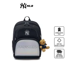 Balo trẻ em MLB Jack LED New York Yankees 7LBKB024N-50BKS Đen - Balo Chống Mài Mòn Nhiều Ngăn Thể Thao Phong Cách Thời Trang