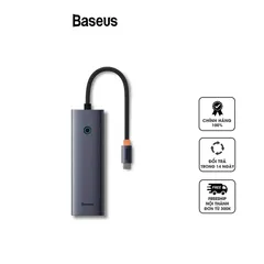 Hub Mở Rộng Đa Năng Baseus Flite Series 7in1 - Kết Nối USB, HDMI 4K, Ethernet, Thiết Bị Di Động - Thiết Kế Nhỏ Gọn, Dễ Dàng Sử Dụng