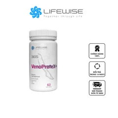 Viên uống LifeWise 365 VenoProtex+ - Hỗ trợ lưu thông máu, giảm nặng nề chân - Thực phẩm chức năng cho người trưởng thành, 60 viên