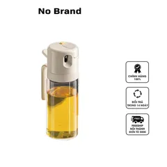 Bình đựng dầu ăn thông minh 2in1 Pinmoo AAB072 550ml - Dễ dàng kiểm soát dầu, thiết kế hiện đại, sử dụng xịt hoặc đổ tiện lợi.