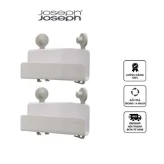 Bộ 2 Kệ Đựng Đồ Gắn Góc Tường Joseph Joseph 70550 EasyStore - Tiện Ích Hóa Nhà Cửa, Chất Liệu Nhựa Cao Cấp, Không Cần Khoan