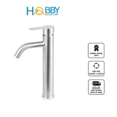 Vòi chậu lavabo nóng lạnh gắn bàn đá inox 304 sang trọng - Thiết kế hiện đại, phù hợp mọi không gian nội thất, chất liệu bền bỉ VRM7