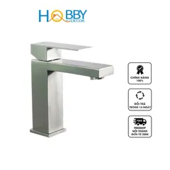 Vòi Chậu Lavabo Nóng Lạnh Inox 304 Sang Trọng VRM6 - Phụ Kiện Nội Thất Hiện Đại HOBBY HOME DECOR