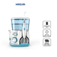 Máy Tăm Nước Gia Đình Waterpulse V300 - 5 Đầu Phun, 10 Mức Độ Phun, Giúp Làm Sạch Răng và Massage Nướu Hiệu Quả