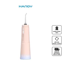 Máy tăm nước HANGY HG23 - Đầu xoay 360 độ, 4 chế độ, 6 mức áp suất, giúp làm sạch răng miệng hiệu quả, bền bỉ và tiện lợi.
