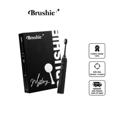 Bàn Chải Điện Brushie Ultra 5 Chế Độ Kết Hợp Đầu Rửa Mặt - Công Nghệ Sonic 42,000 Rung/phút, Lý Tưởng Cho Răng Khỏe Và Da Nhạy Cảm