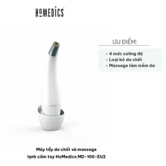 Máy Tẩy Da Chết và Massage Lạnh Cầm Tay HoMedics MD-100-EU2 - Thiết Bị Chăm Sóc Da Professionnal Tại Nhà, Hiệu Quả Cao