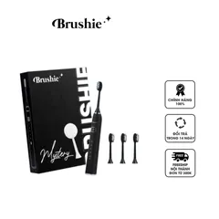 Combo Bàn Chải Điện Brushie Ultra - 5 Chế Độ, 3 Đầu Bàn Chải Thay Thế - Làm Sạch Nhanh Chóng, Hỗ Trợ Răng Nhạy Cảm