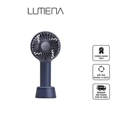 Quạt Cầm Tay Mini Lumena Fan C2 Có Chân Để Bàn, Pin 2000mAh, Thiết Kế Nhỏ Gọn, Thời Gian Sử Dụng 14 Giờ, Quạt Điện Tiện Lợi