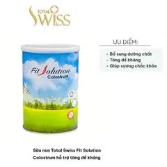 Sữa non Total Swiss Fit Solution Colostrum 500g - Hỗ trợ tăng đề kháng và phát triển chiều cao cho trẻ em và người lớn