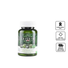 Viên Uống Lavenda Plus - Hỗ Trợ Điều Hòa Kinh Nguyệt, Cải Thiện Khí Hư & Huyết Trắng, Cân Bằng Nội Tiết Tố Nữ