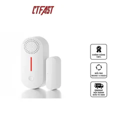 Chuông Báo Động Chống Trộm Wifi CTFAST AW301 - Thiết Bị An Ninh Thông Minh Hẹn Giờ 100DB, Điều Khiển Qua Ứng Dụng Di Động
