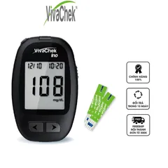 Máy đo đường huyết Vivachek Ino - Kết quả chính xác sau 5 giây, Tích hợp bộ nhớ 900 kết quả, Đáng tin cậy cho mọi lứa tuổi